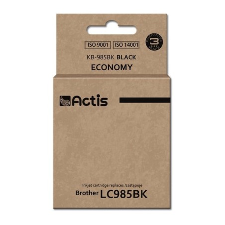 Tinta actis kb-985bk (reemplazo de brother lc985bk - estándar - 28 ml - negra)