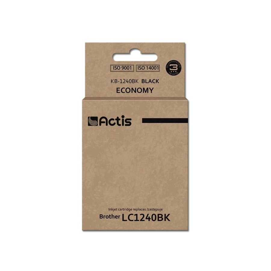 Tinta actis kb-1240bk (reemplazo de brother lc1240bk / lc1220bk - estándar - 19 ml - negro)