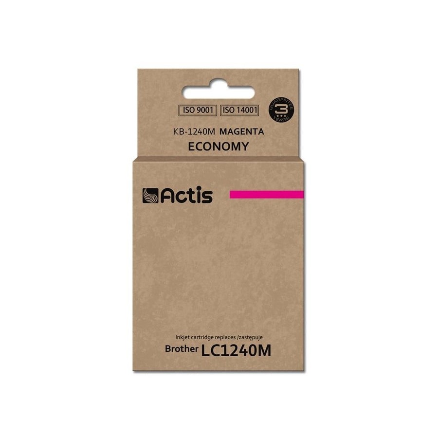 Tinta actis kb-1240m (reemplazo de brother lc1240m / lc1220m - estándar - 19 ml - magenta)