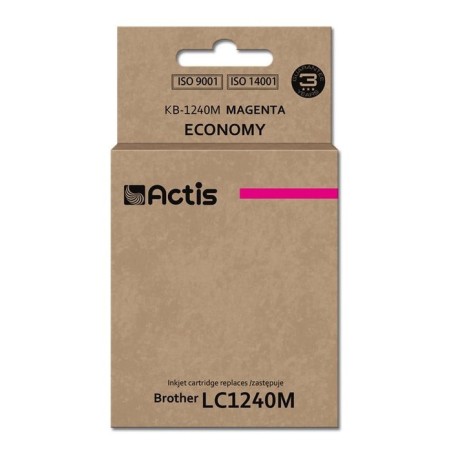 Tinta actis kb-1240m (reemplazo de brother lc1240m / lc1220m - estándar - 19 ml - magenta)
