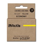 Tinta actis kb-123y (reemplazo de brother lc123y / lc121y - estándar - 10 ml - amarillo)