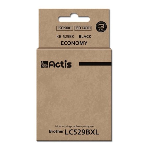 Tinta actis kb-529bk (reemplazo de brother lc529bk - estándar - 58 ml - negra)