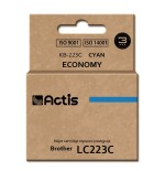 Tinta actis kb-223c (reemplazo de brother lc223c - estándar - 10 ml - cyan)