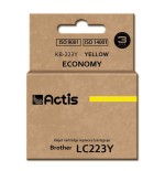 Tinta actis kb-223y (reemplazo de brother lc223y - estándar - 10 ml - amarilla)