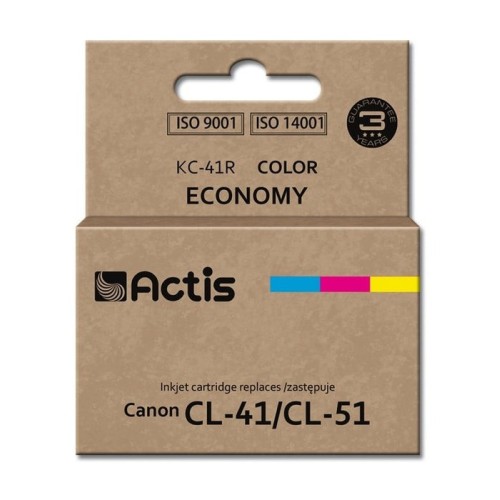 Tinta actis kc-41r (reemplazo de canon cl-41 / cl-51 - estándar - 18 ml - color)