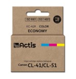 Tinta actis kc-41r (reemplazo de canon cl-41 / cl-51 - estándar - 18 ml - color)