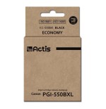 Tinta actis kc-550bk (reemplazo canon pgi-550bk - estándar - 23 ml - negra)