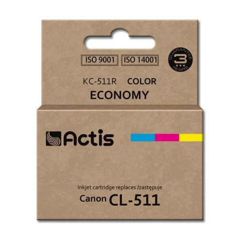 Tinta actis kc-511r (reemplazo de canon cl-511 - estándar - 12 ml - color)