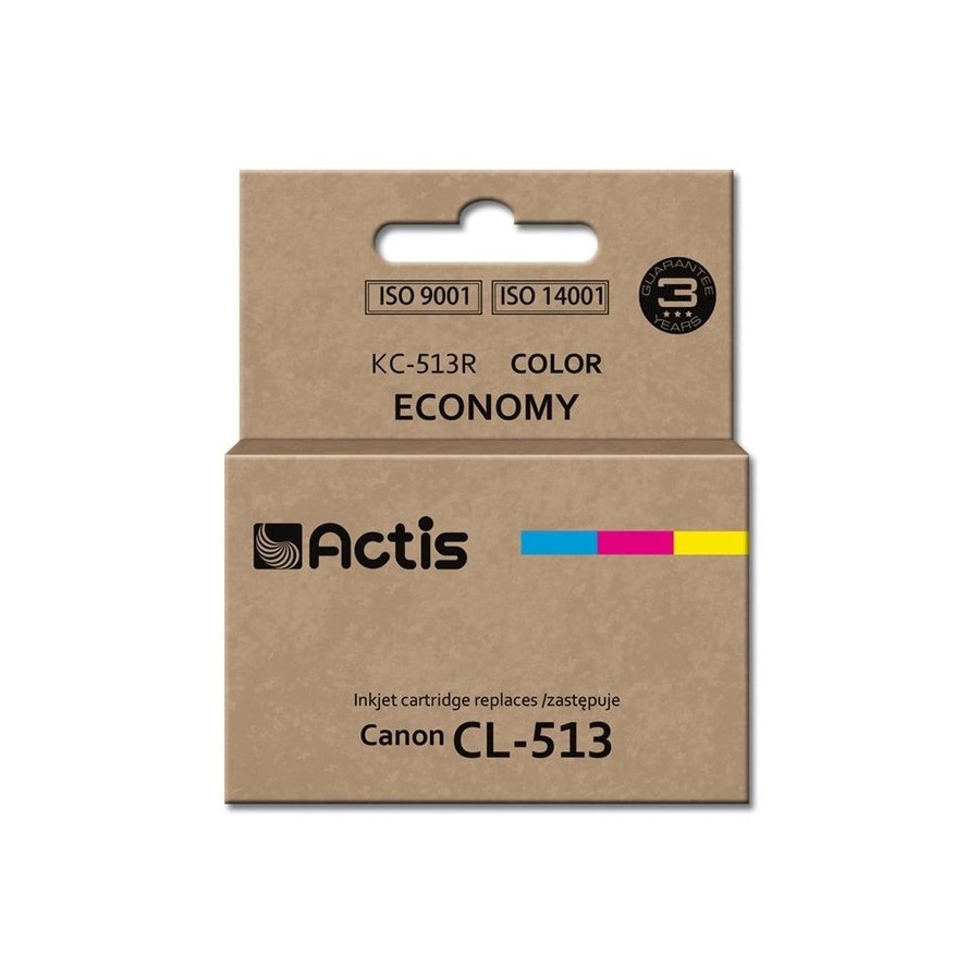 Tinta actis kc-513r (reemplazo de canon cl-513 - estándar - 15 ml - color)
