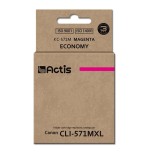 Tinta actis kc-571m (reemplazo de canon cli-571m - estándar - 12 ml - magenta)