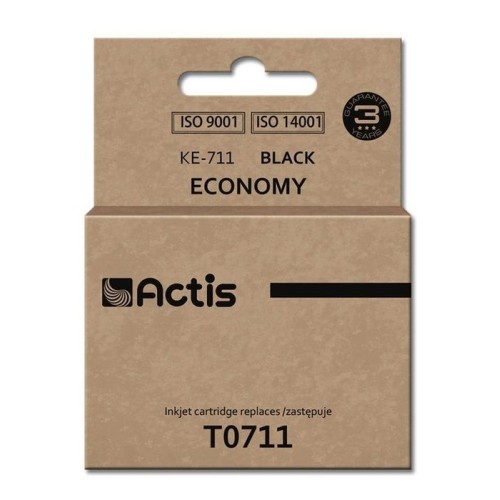 Tinta actis ke-711 (reemplazo para epson t0711 t0891 t1001 - estándar - 15 ml - negra)