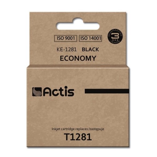 Tinta actis ke-1281 (reemplazo para epson t1281 - estándar - 15 ml - negra)