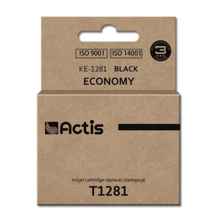 Tinta actis ke-1281 (reemplazo para epson t1281 - estándar - 15 ml - negra)