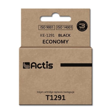 Tinta actis ke-1291 (reemplazo para epson t1291 - estándar - 18 ml - negra)