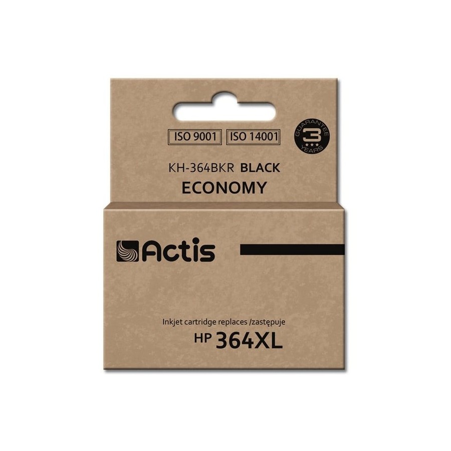 Tinta actis kh-364bkr (reemplazo de hp 364xl cn684ee - estándar - 20 ml - negra)