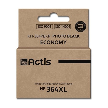 Tinta actis kh-364pbkr (reemplazo de hp 364xl cb322ee - estándar - 12 ml - fotografía en negro)