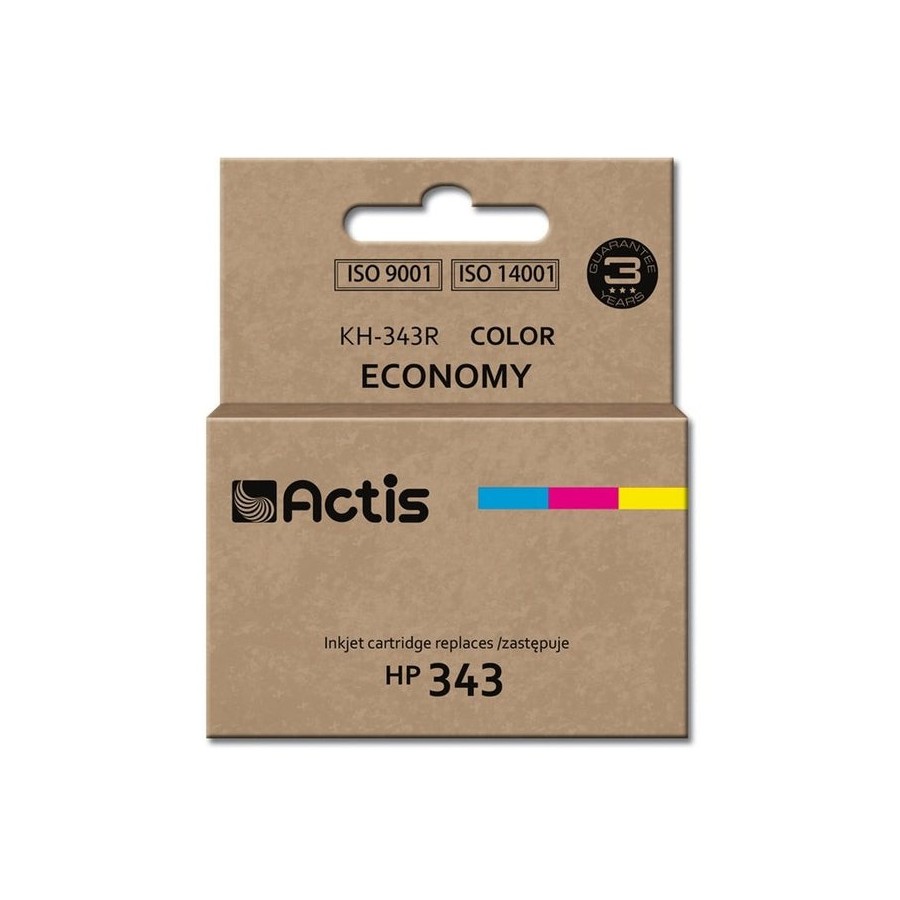 Tinta actis kh-343r (reemplazo de hp 343 c8766ee - estándar - 21 ml - color)