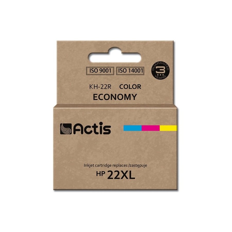 Tinta actis kh-22r (reemplazo de hp 22xl c9352a - estándar - 18 ml - color)