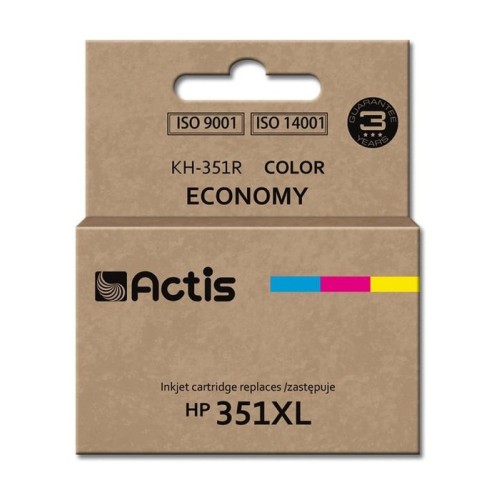 Tinta actis kh-351r (reemplazo de hp 351xl cb338ee - estándar - 21 ml - color)