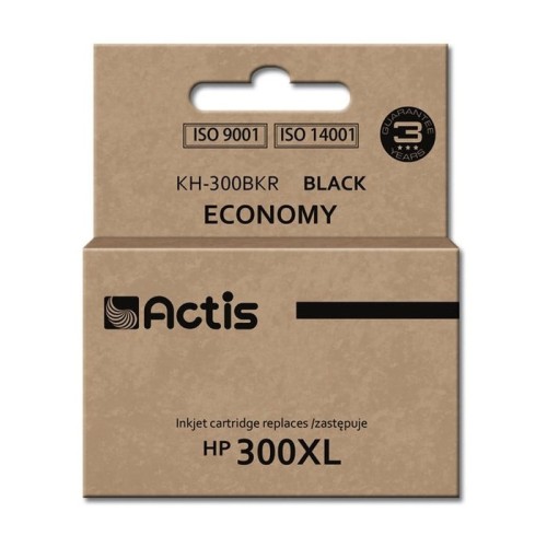 Tinta actis kh-300bkr (reemplazo de hp 300xl cc641ee - estándar - 15 ml - negra)