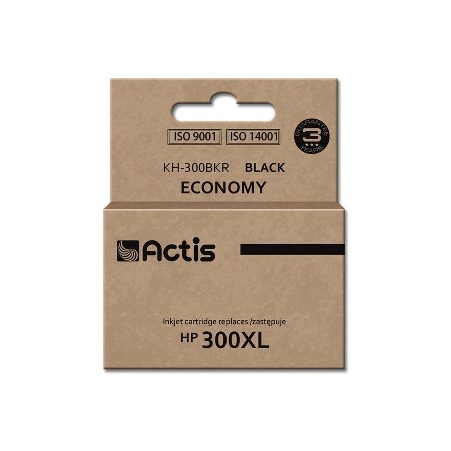 Tinta actis kh-300bkr (reemplazo de hp 300xl cc641ee - estándar - 15 ml - negra)