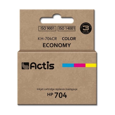 Tinta actis kh-704cr (reemplazo de hp 704 cn693ae - estándar - 9 ml - color)