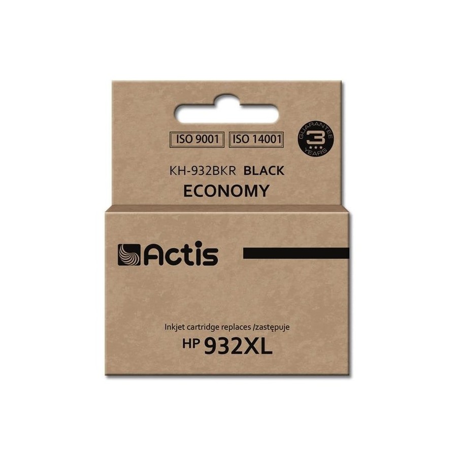 Tinta actis kh-932bkr (reemplazo de hp 932xl cn053ae - estándar - 30 ml - negra)