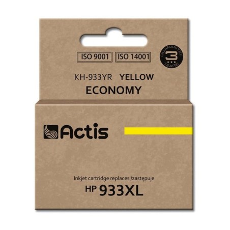 Tinta actis kh-933yr (reemplazo de hp 933xl cn056ae - estándar - 13 ml - amarillo)