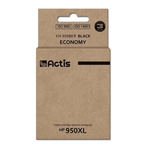Tinta actis kh-950bkr (reemplazo de hp 950xl cn045ae - estándar - 80 ml - negra)