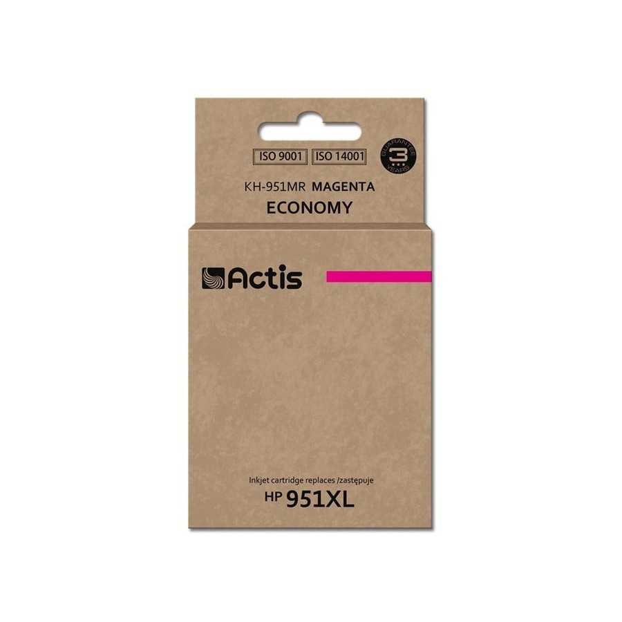 Tinta actis kh-951mr (reemplazo de hp 951xl cn047ae - estándar - 25 ml - magenta)