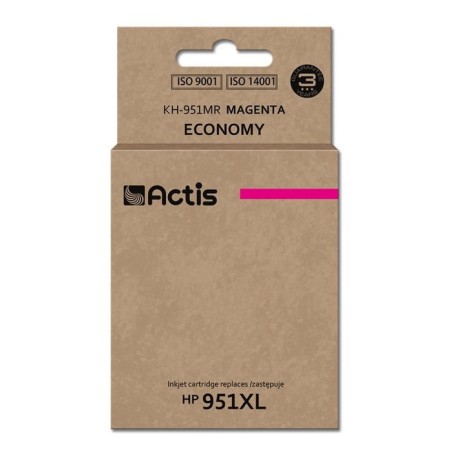 Tinta actis kh-951mr (reemplazo de hp 951xl cn047ae - estándar - 25 ml - magenta)