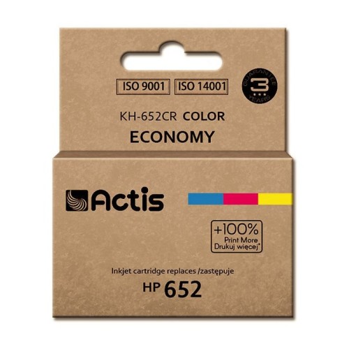 Tinta actis kh-652cr (reemplazo de hp 652 f6v24ae - estándar - 15 ml - color)