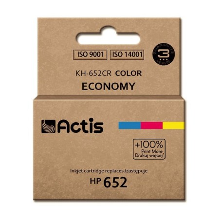 Tinta actis kh-652cr (reemplazo de hp 652 f6v24ae - estándar - 15 ml - color)