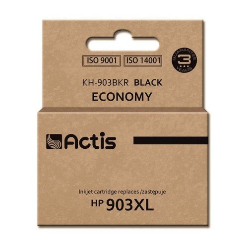 Tinta actis kh-903bkr (reemplazo de hp 903xl t6m15ae - estándar - 30 ml - negra) - chip nuevo