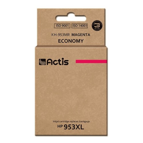 Tinta actis kh-953mr (reemplazo de hp 953xl f6u17ae - estándar - 25 ml - magenta) - chip nuevo