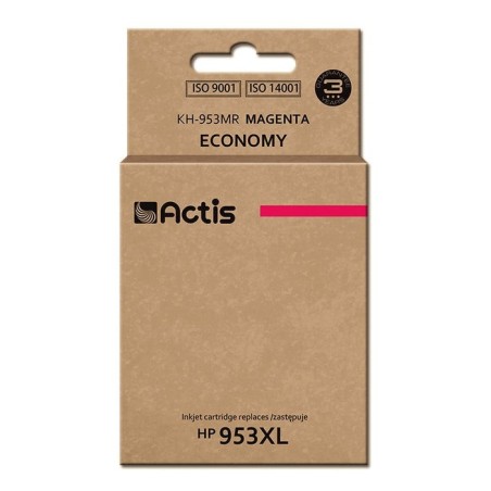 Tinta actis kh-953mr (reemplazo de hp 953xl f6u17ae - estándar - 25 ml - magenta) - chip nuevo