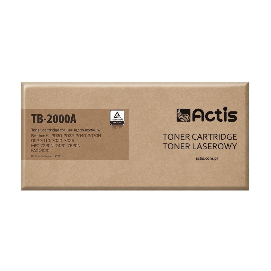 Actis tóner compatible para (reemplazo de brother tn-2000 / tn-2005 - estándar - 2500 páginas - negro)