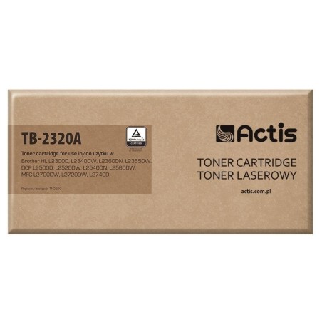 Tóner actis compatible para brother tn-2320 - estándar - 2600 páginas - negro)