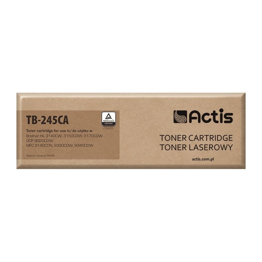 Tóner actis compatible para de brother tn-245c - estándar - 2200 páginas - cyan)