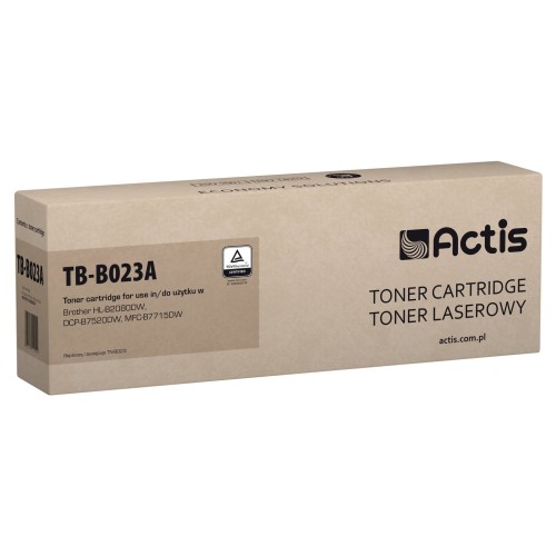 Cartucho de tóner actis tb-b023a (reemplazo de brother tn-b023 - estándar - 2000 páginas - negro)