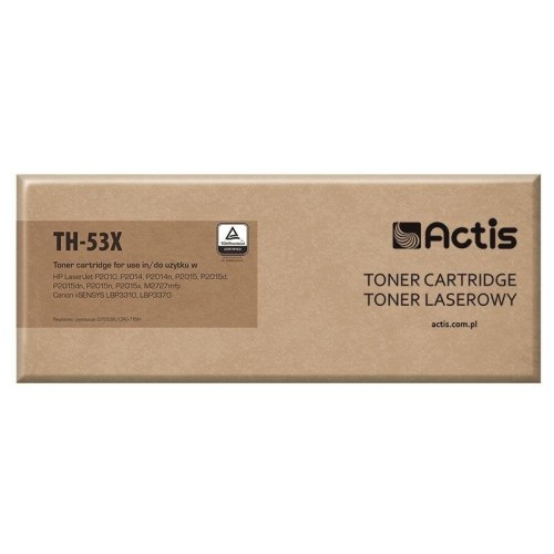 Actis th-53x cartucho de tóner compatible negro 1 pieza(s)