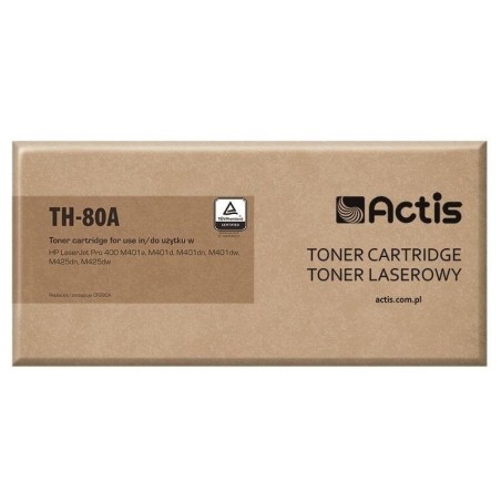 Actis th-80a cartucho de tóner compatible negro 1 pieza(s)