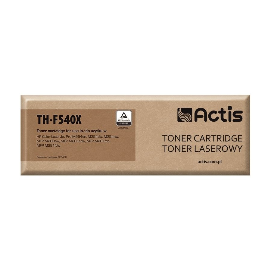 Actis toner th-f540x replacement hp 203x cf540x supreme 3200 pages - kompatibel - tonereinheit compatible negro 1 pieza(s)