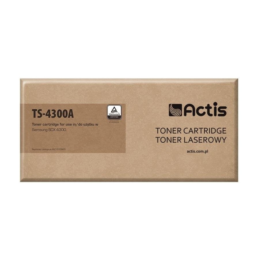 Tóner actis ts-4300a (reemplazo samsung mlt-d1092s - estándar - 2000 páginas - negro)