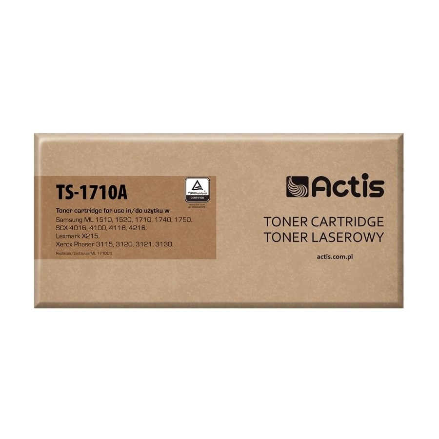 Actis ts-1710a cartucho de tóner compatible negro 1 pieza(s)