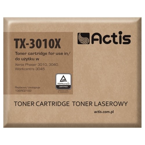 Tóner actis tx-3010x para impresora xerox 106r02182 nuevo
