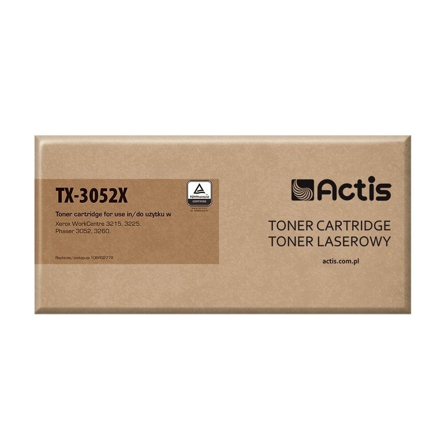 Actis tx-3052x cartucho de tóner compatible negro 1 pieza(s)