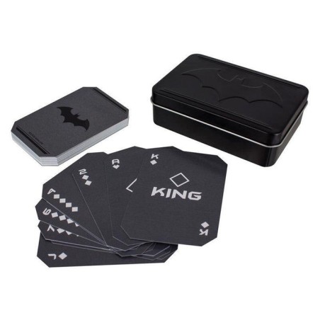 Baraja de naipes en caja metalica paladone batman