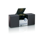 Lenco mc-150 sistema estéreo portátil analógico y digital 22 w negro, plata