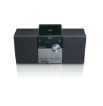 Lenco mc-150 sistema estéreo portátil analógico y digital 22 w negro, plata